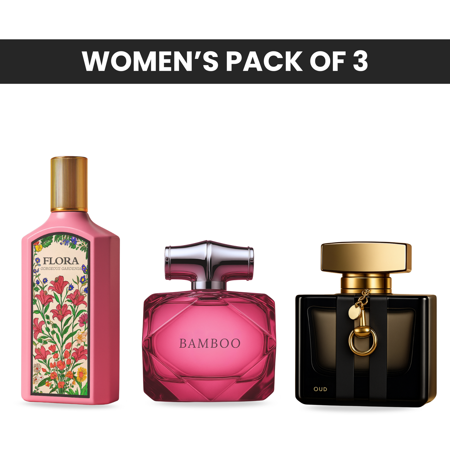 Pack of 3: Mysmello flora, Mysmello bamboo, Mysmello oud