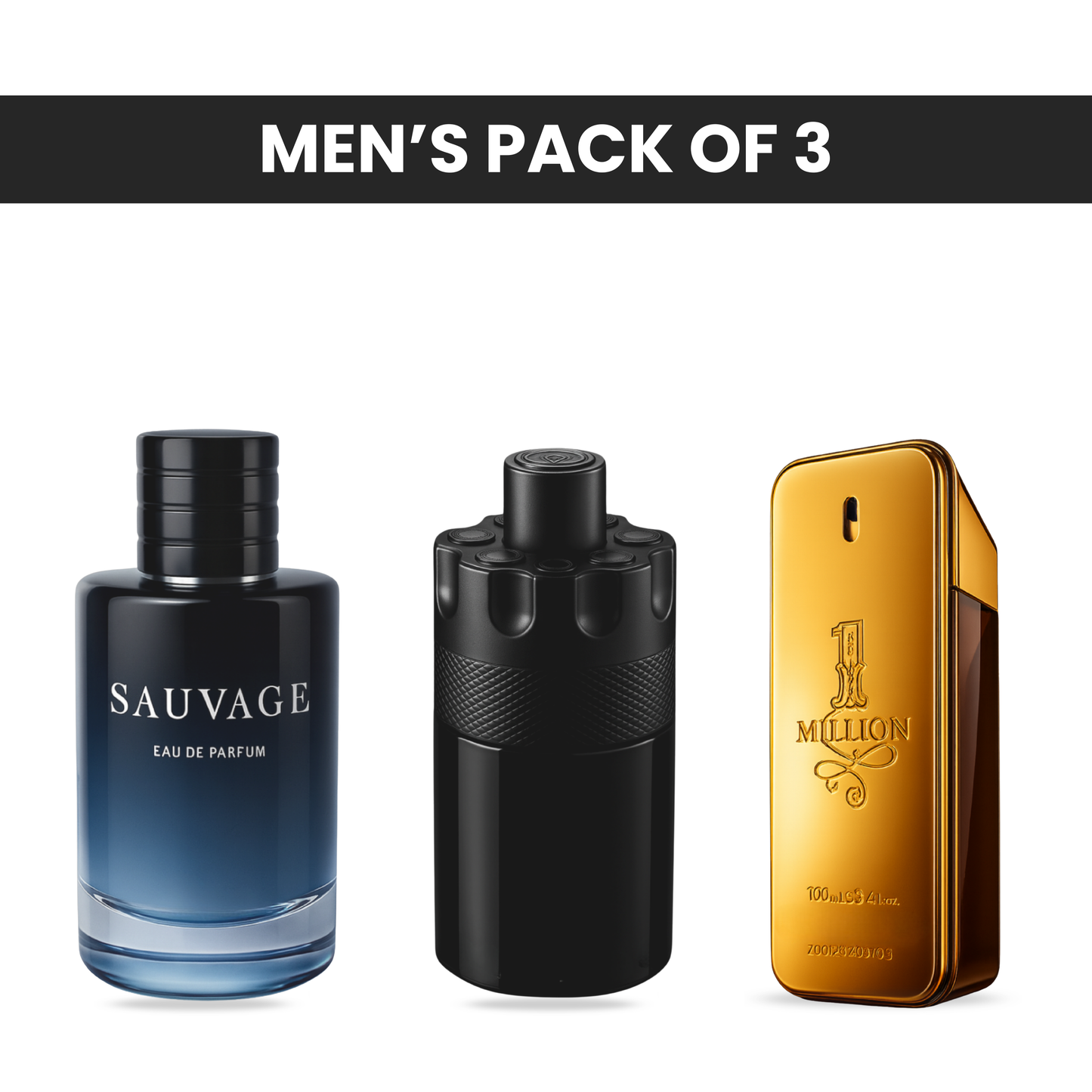 Pack of 3: Mysmello suvage, Mysmello the most wanted, PR one million
