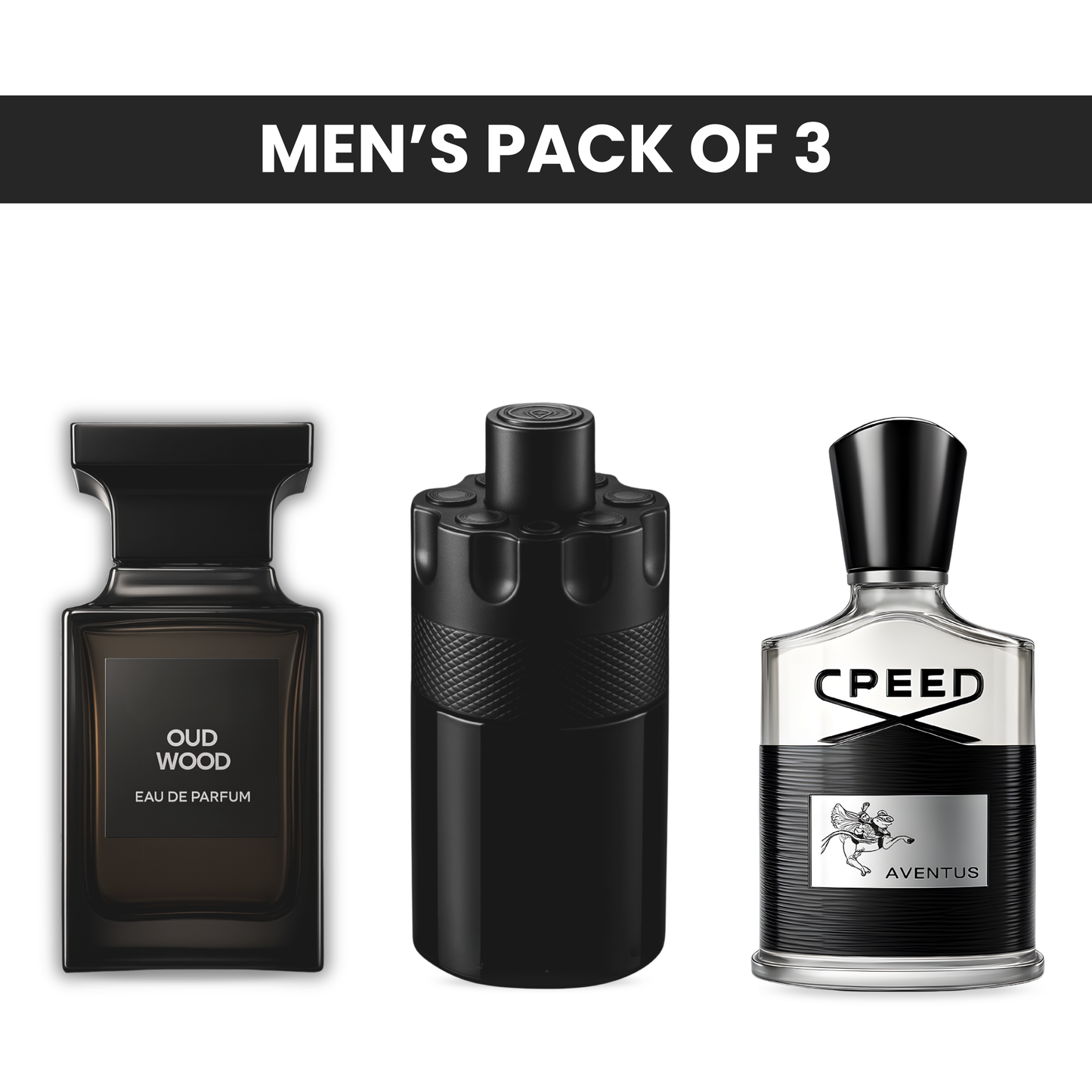 Pack of 3: Mysmello oud wood, Mysmello the most wanted, Mysmello aventus