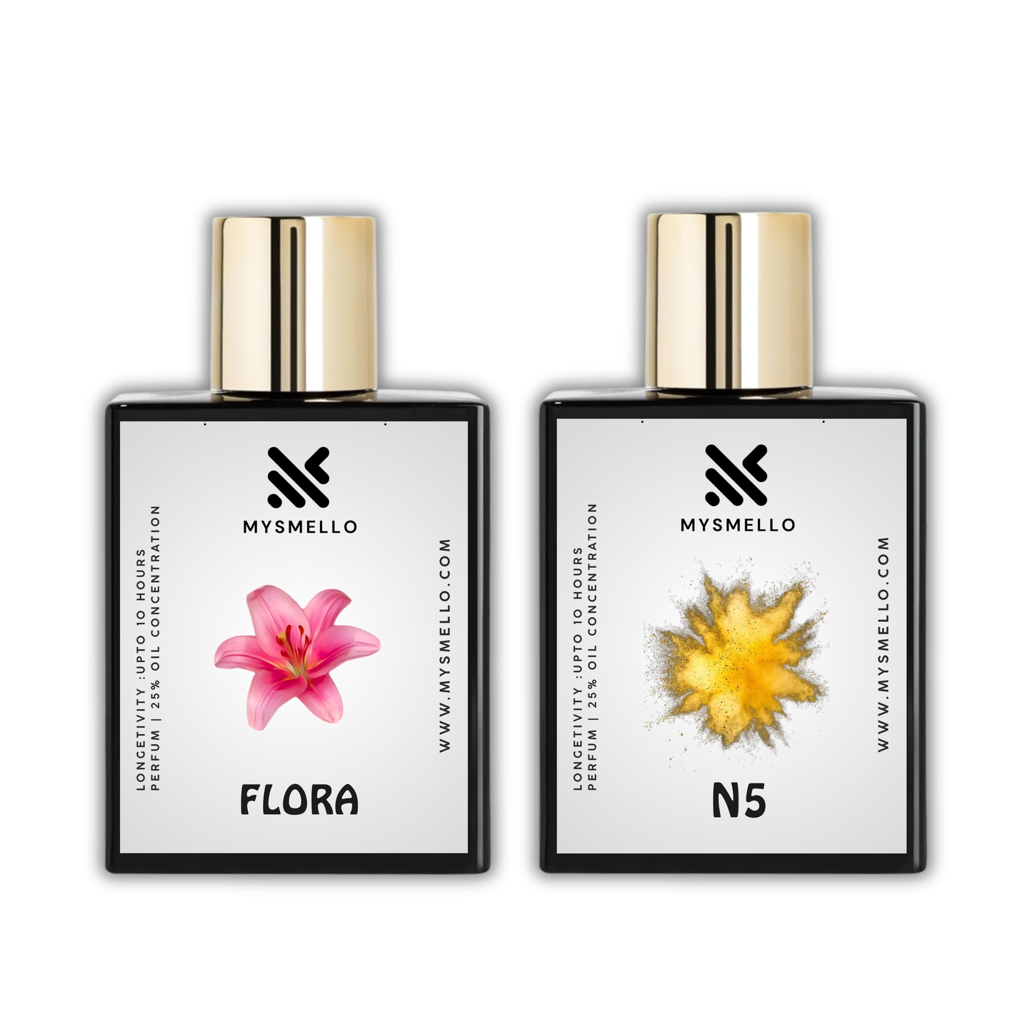 Pack of 2 for women: Mysmello Flora, Mysmelloe N5