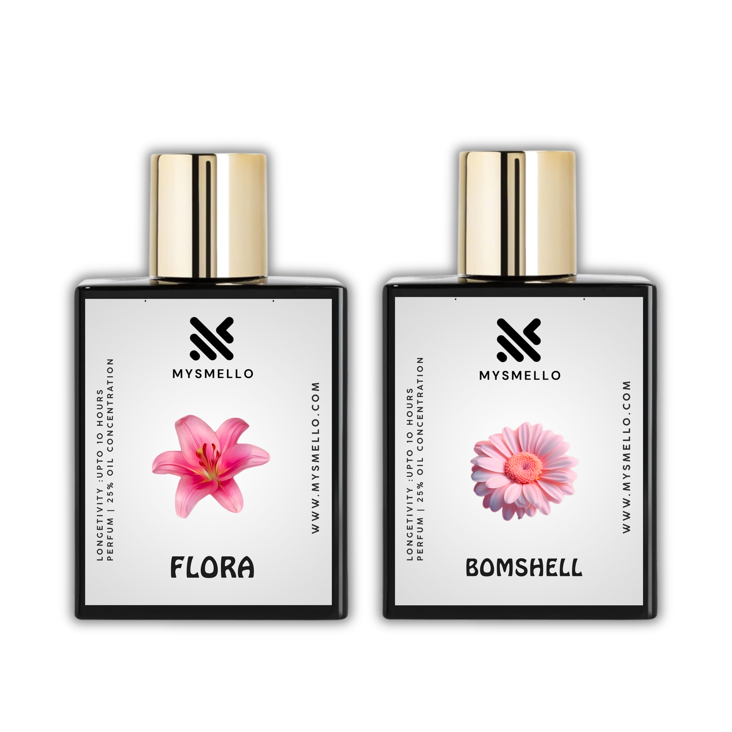 Pack of 2 for women: Mysmello flora, VS Bombshell