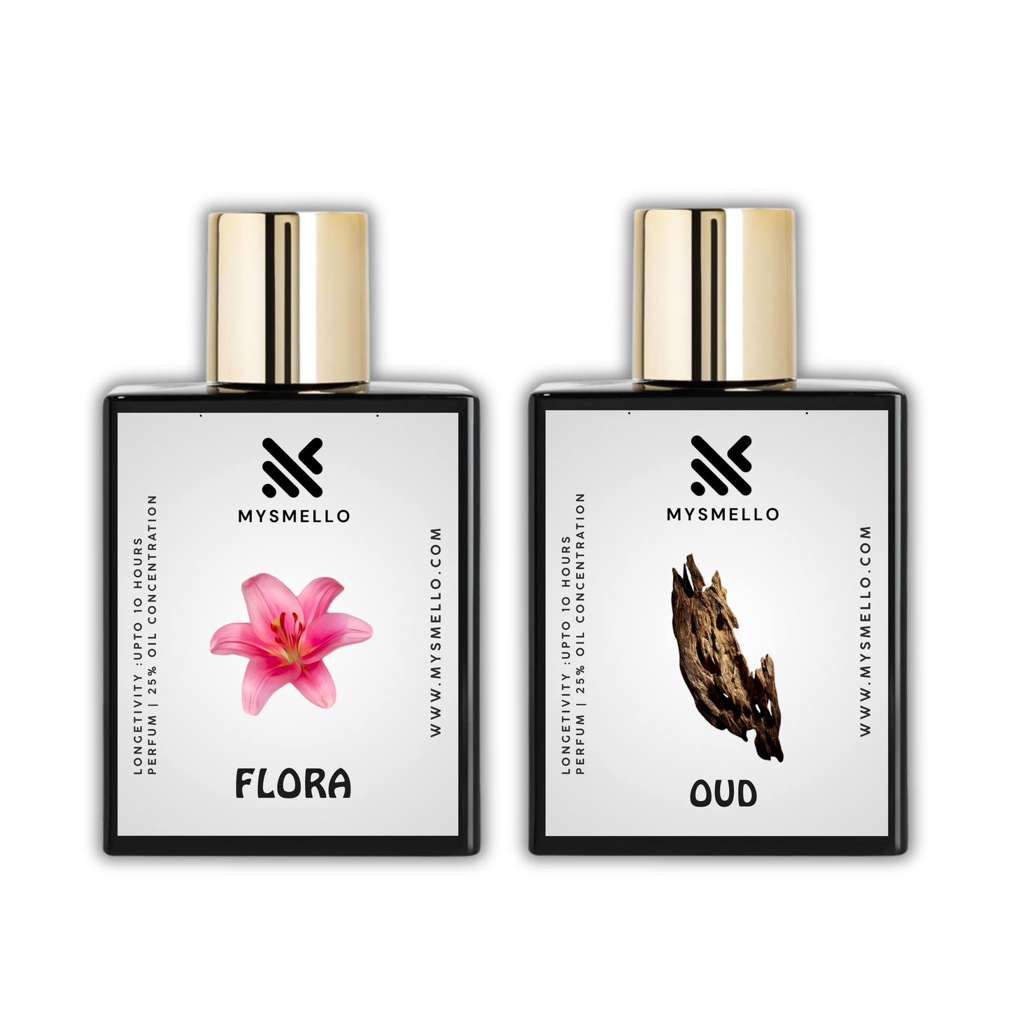 Pack of 2: Mysmello flora, Mysmello oud